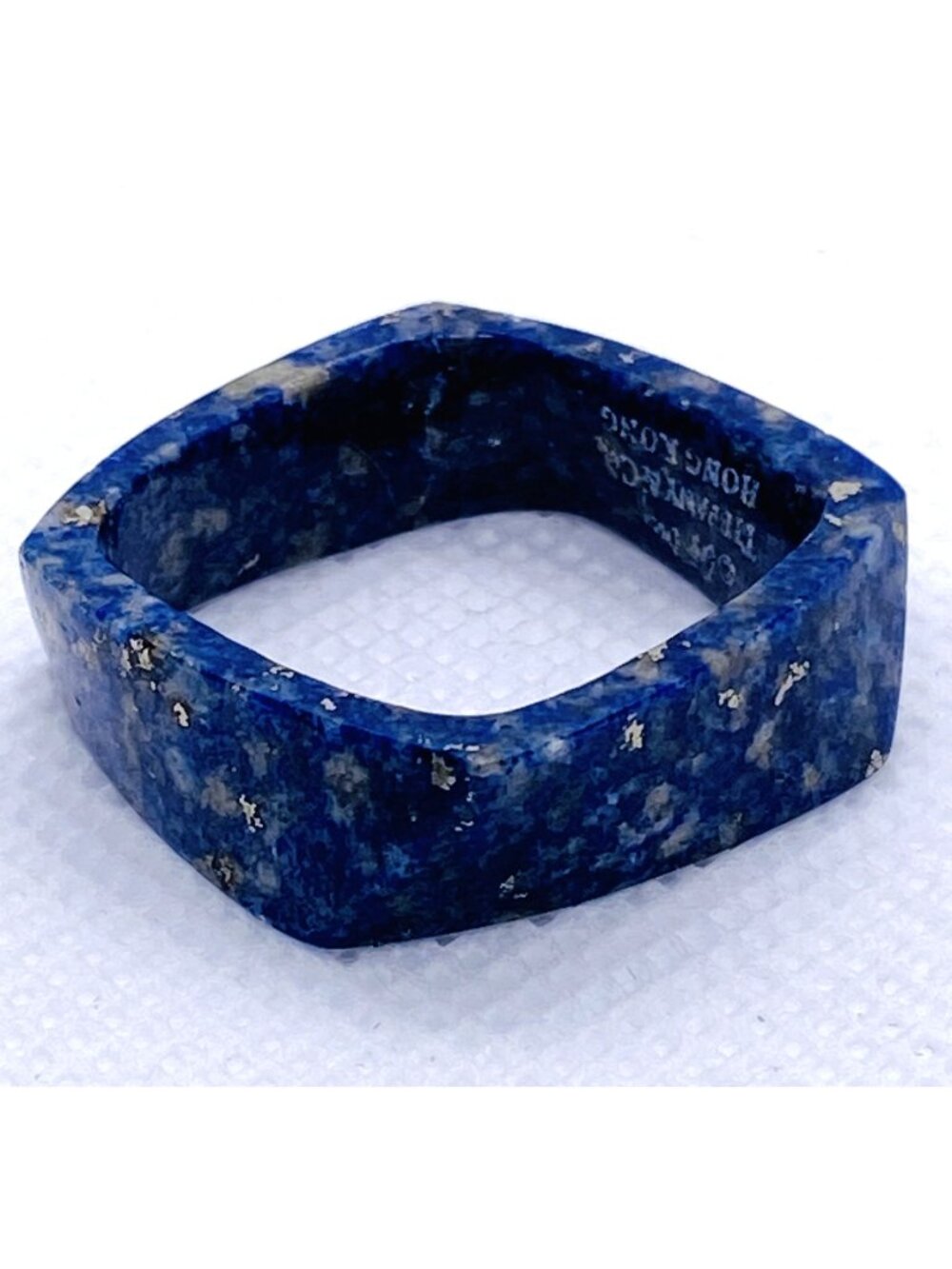 Tiffany & Co Frank Ghery Lapis Lazuli Torque Band Ring Size 10
